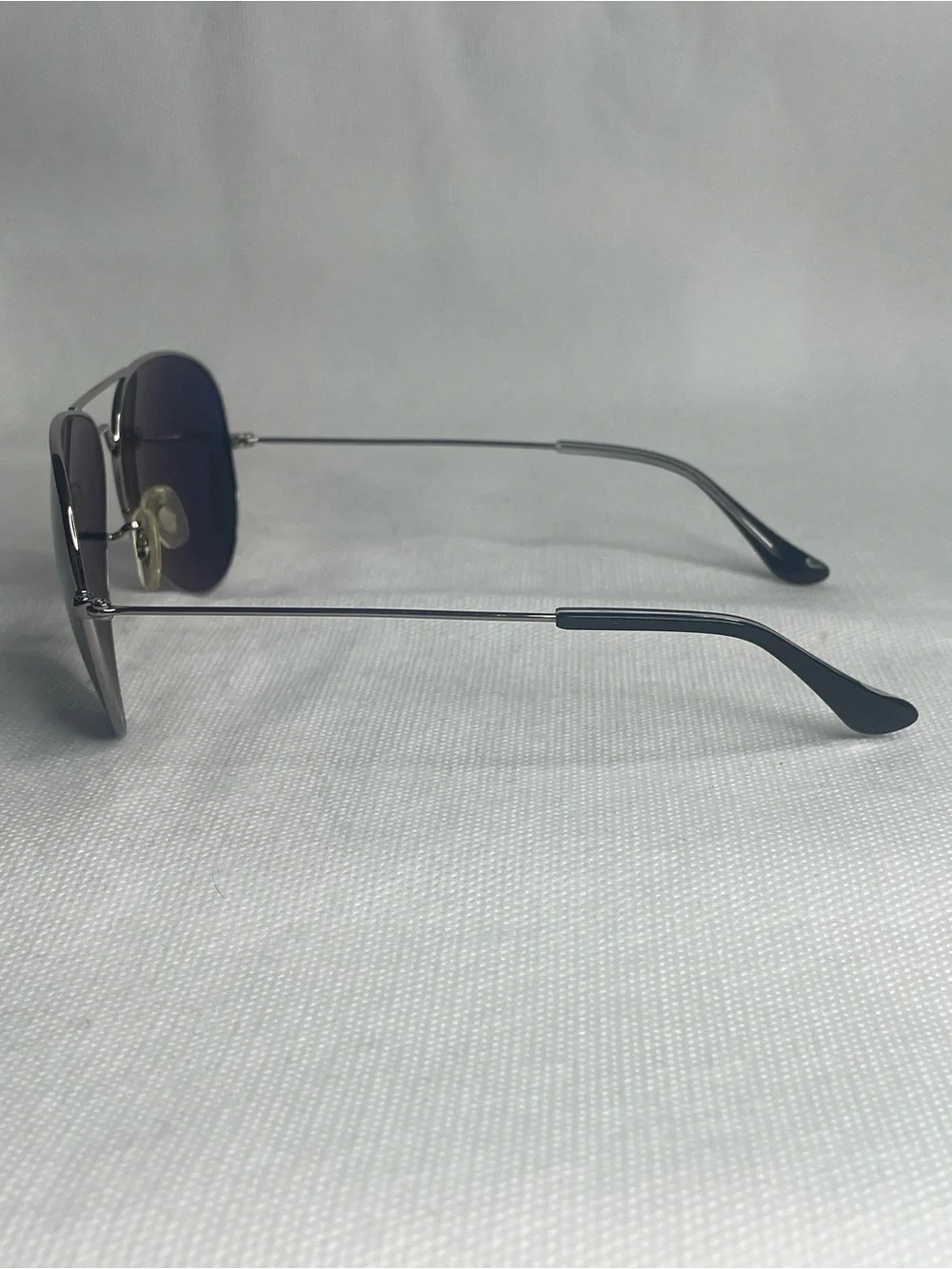 Shady Rays Classic Aviator Polarized Sunglasses Silver Metal Deep Blue Lenses